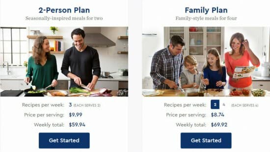 blue apron shipping cost